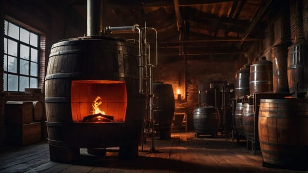 Re-charred Barrels: A Recycling Flavor Trick