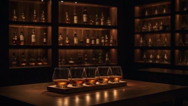 Building a Minimalist Whiskey Bar at Home