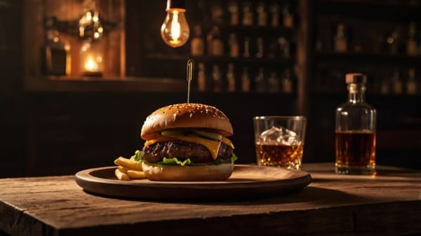 Whiskey and Burgers: Underrated Pairing